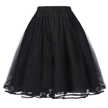 Belle Poque Robe rétro de luxe pour femmes Vintage Dress 3 couches Tulle Netting Crinoline Petticoat Underskirt BP000229-1